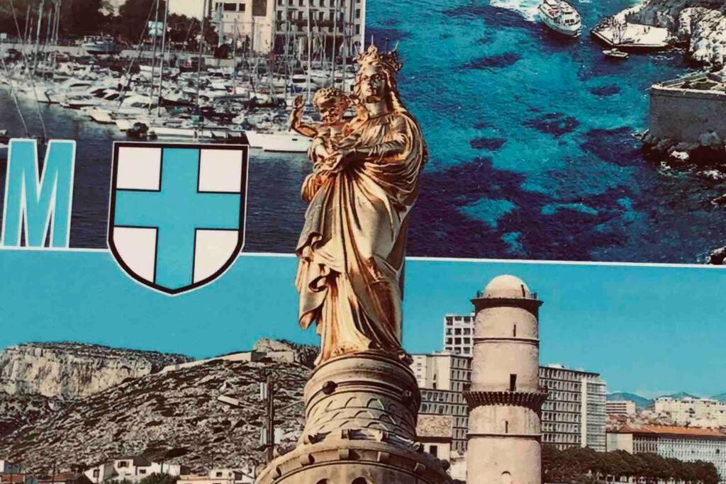 Spacieux Et Bel Appartement Avec Grande Terrasse Marseilles Exterior foto